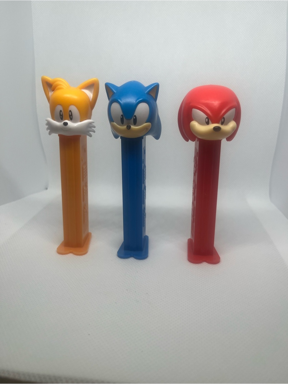 Sonic the Hedgehog Candy Dispenser Set - Blue, Red, Orange